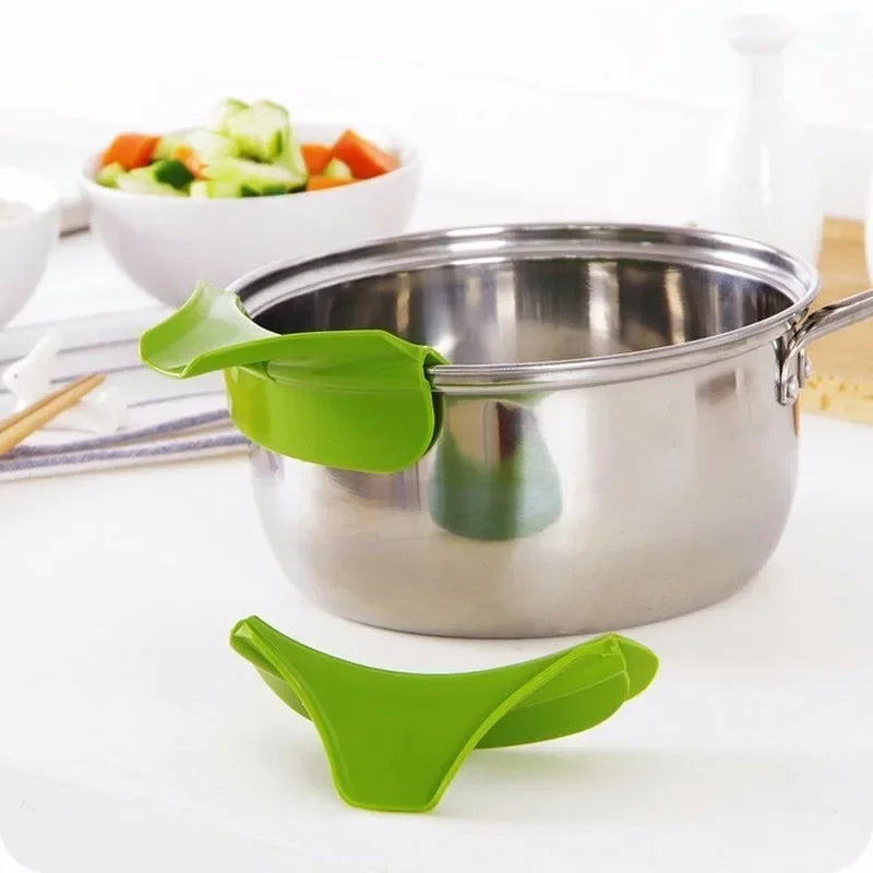 Anti-Spill Silicone Pour Funnel