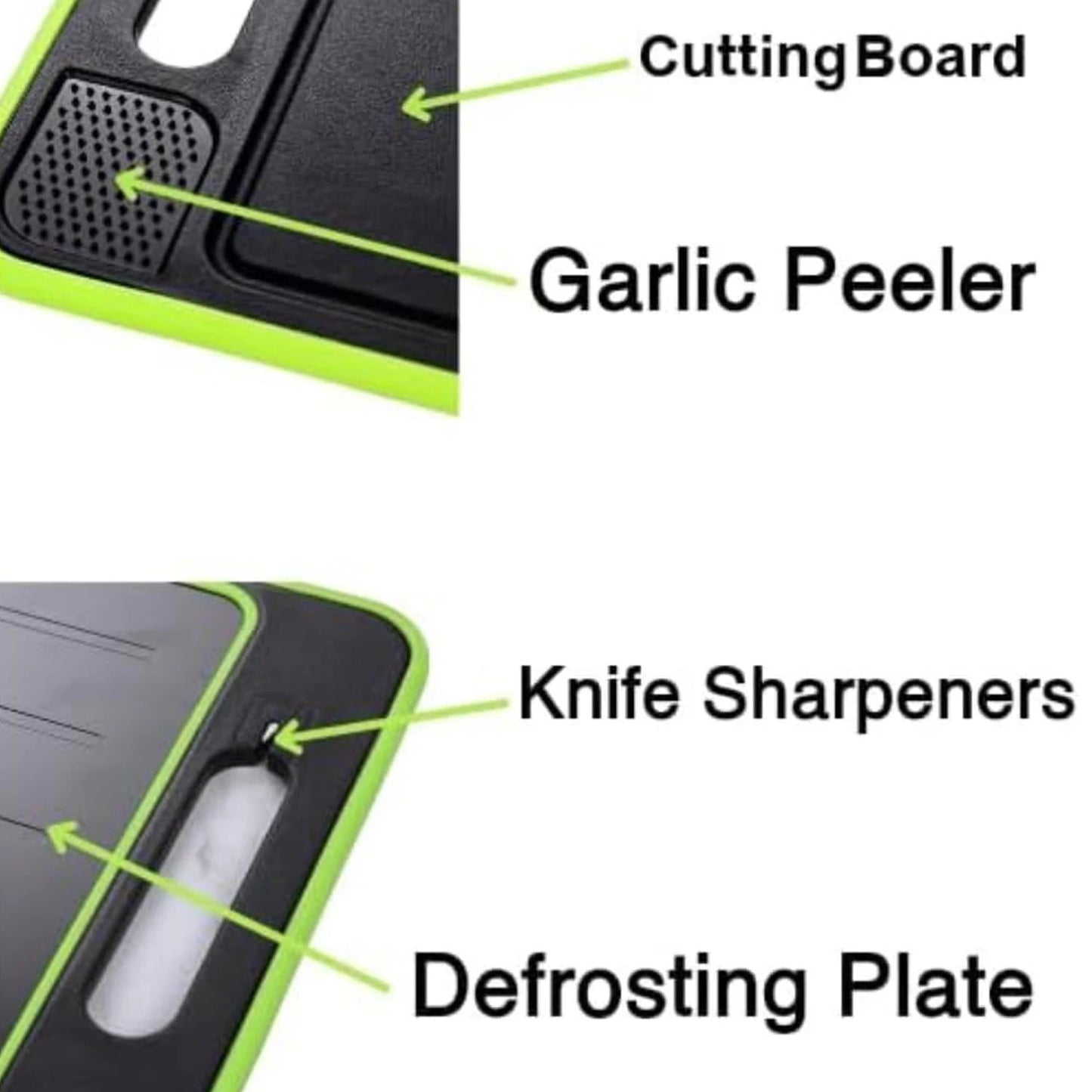 4-in-1 Defrosting and Cutting Board