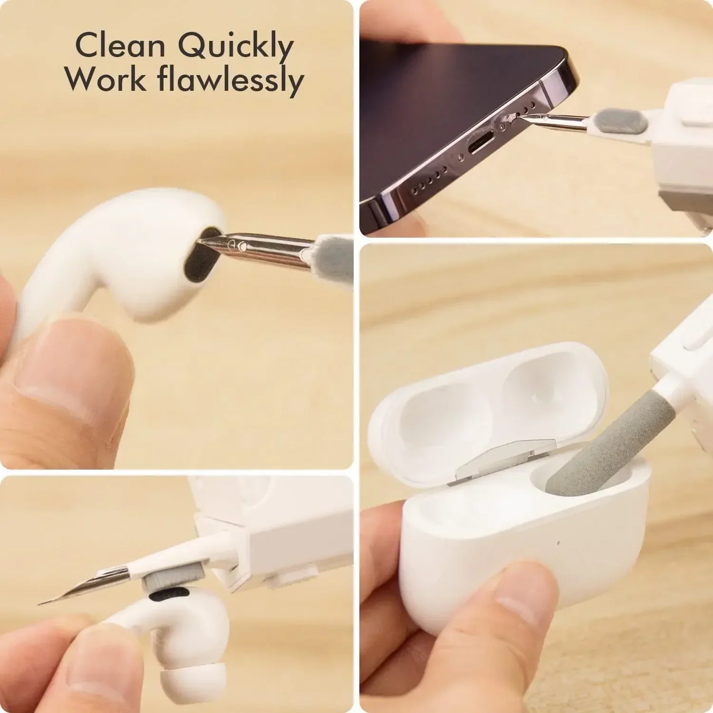 8 In One Electronic Cleaner For Earphones Phones
