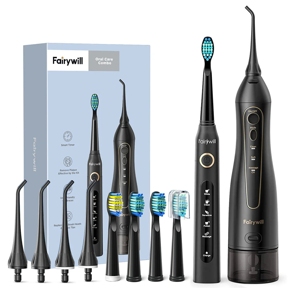 Fairywill 2 In One Electric Toothbrush/Water Flosser