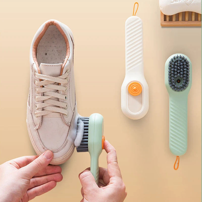 Long Handle Shoe and Clothing Brush