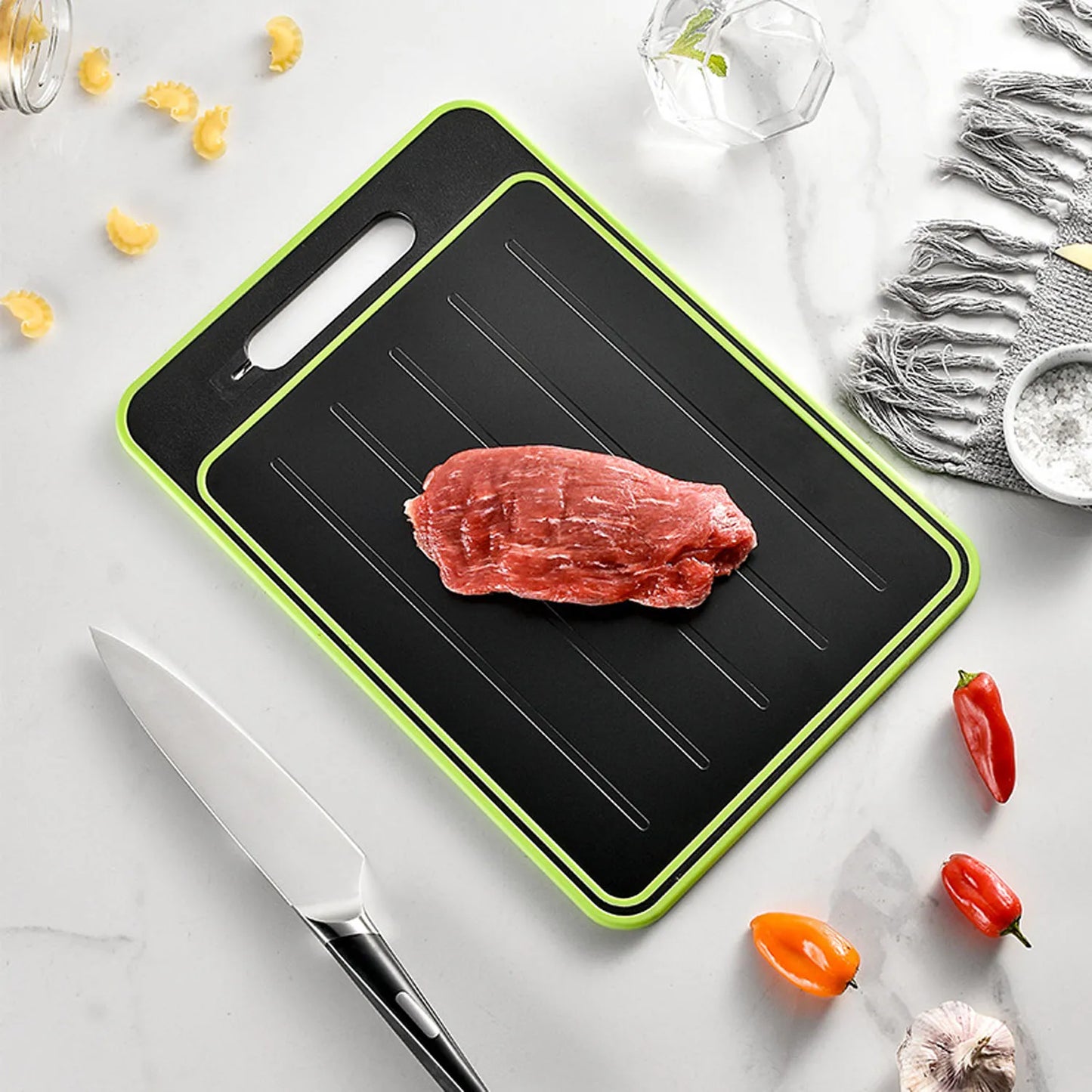 4-in-1 Defrosting and Cutting Board