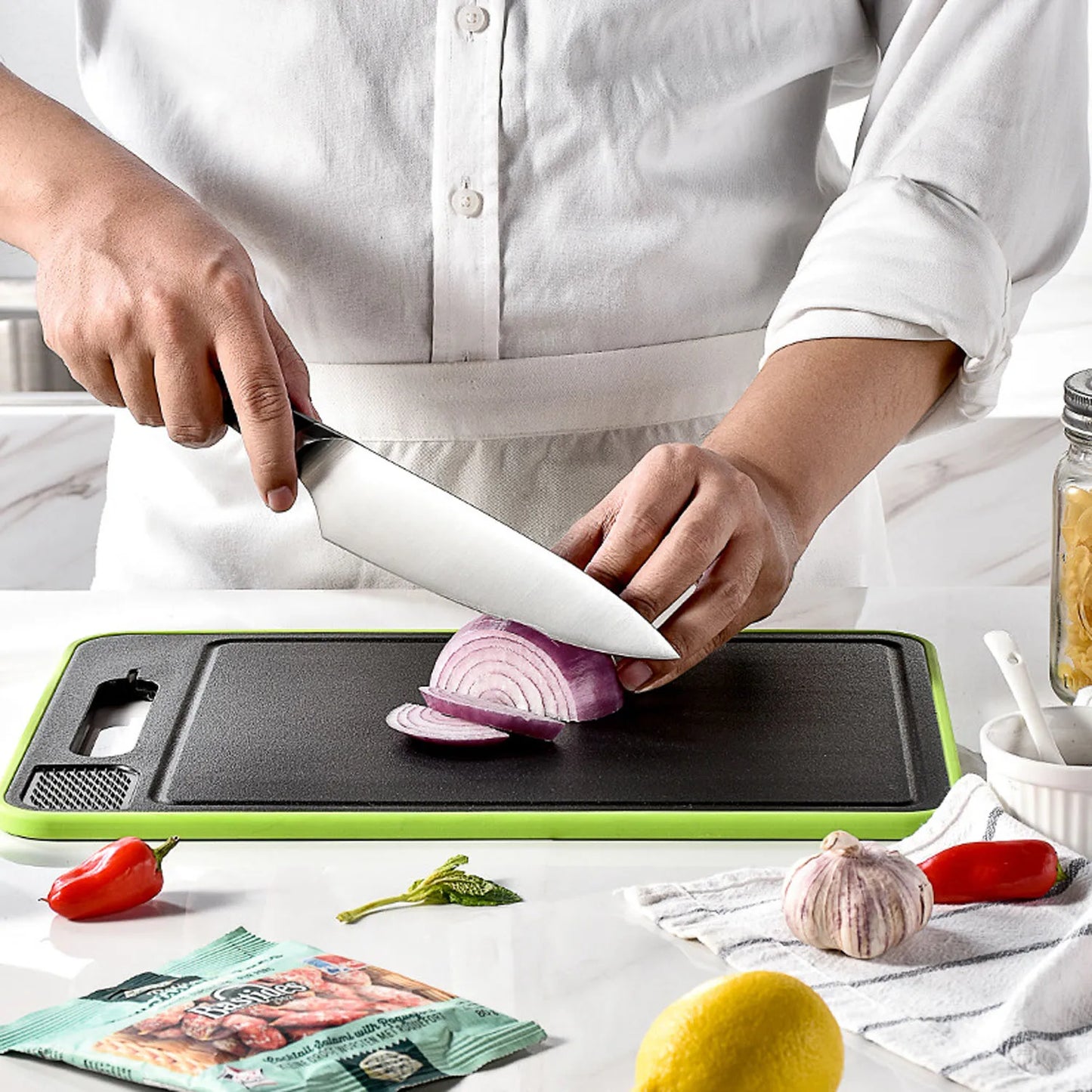 4-in-1 Defrosting and Cutting Board