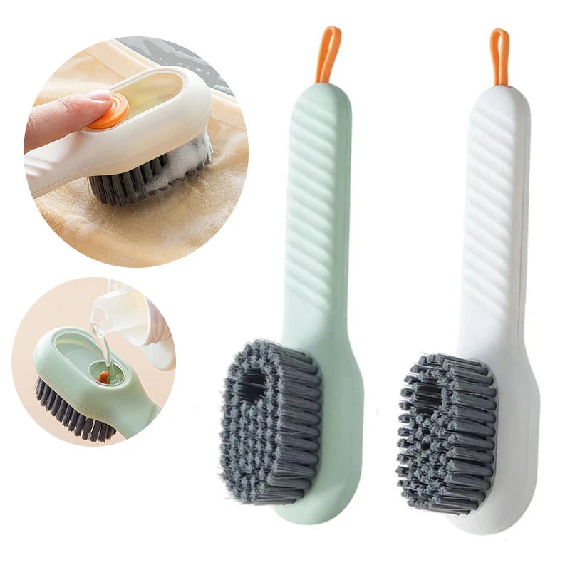Long Handle Shoe and Clothing Brush