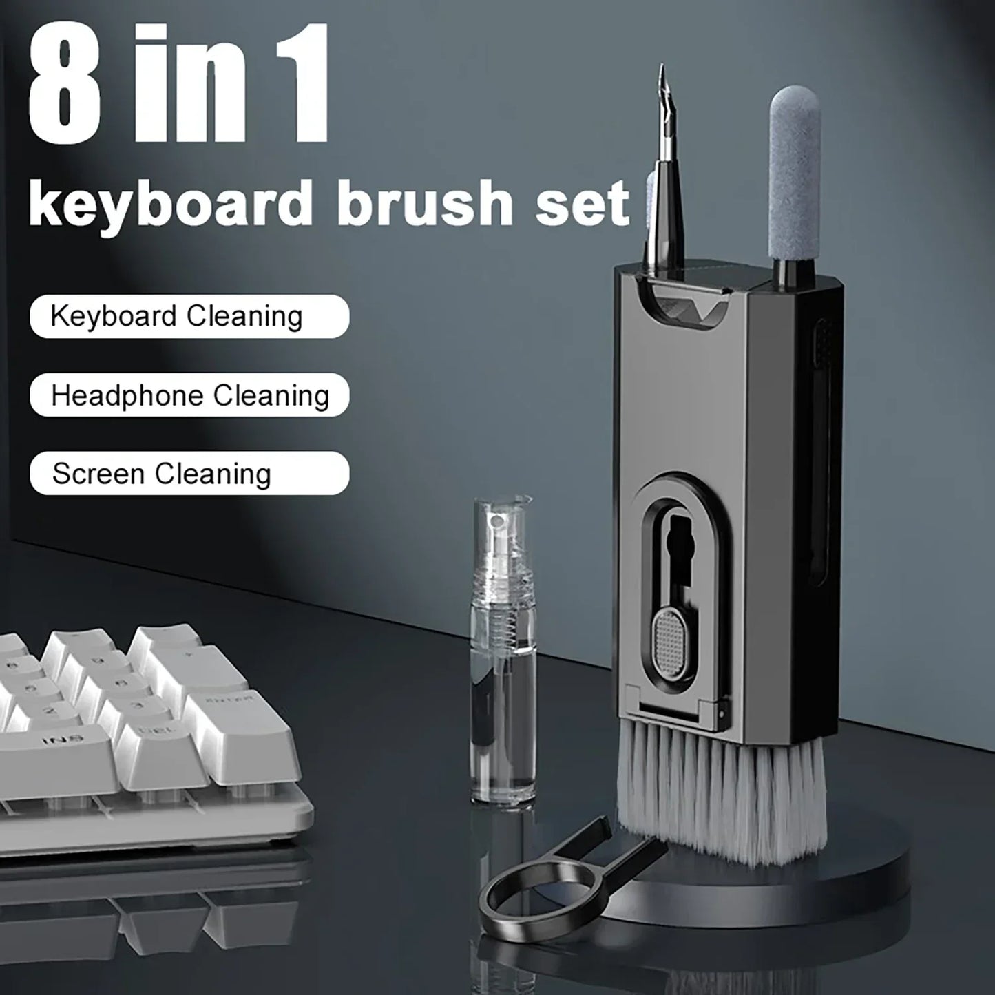 8 In One Electronic Cleaner For Earphones Phones