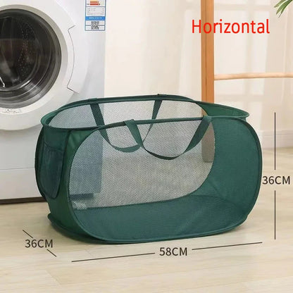 Foldable Mesh Laundry Basket