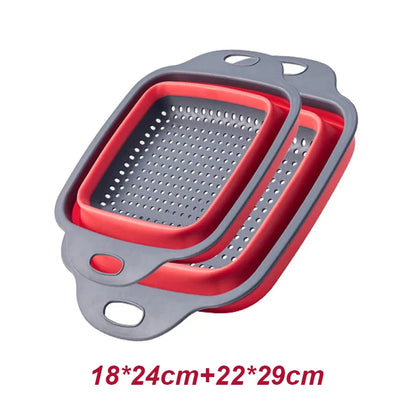 Foldable Silicone Drainer Basket