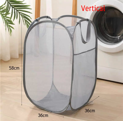 Foldable Mesh Laundry Basket