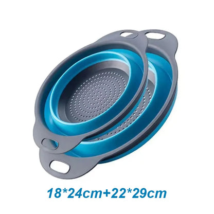 Foldable Silicone Drainer Basket