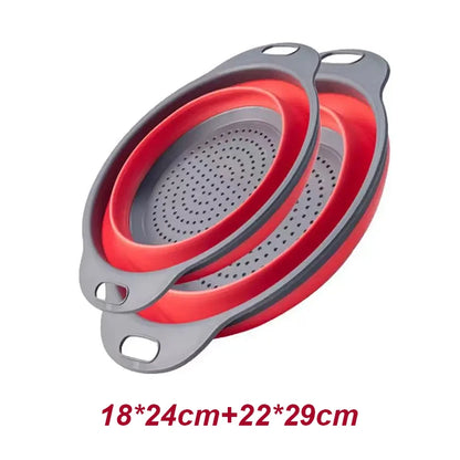 Foldable Silicone Drainer Basket