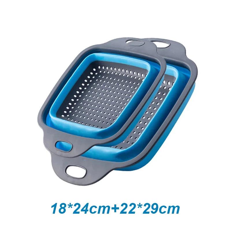 Foldable Silicone Drainer Basket
