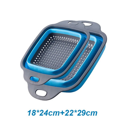 Foldable Silicone Drainer Basket