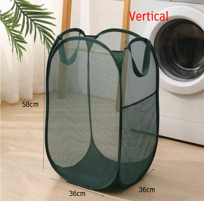 Foldable Mesh Laundry Basket