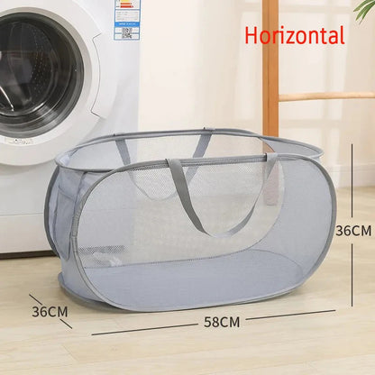 Foldable Mesh Laundry Basket