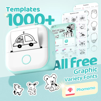 Mini Thermal Sticker Printer